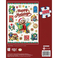 Casse-Tête De 1000 Pièces - "Super Mario" "Happy Holidays" - Édition anglaise