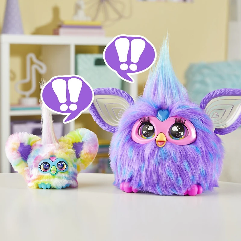 Furby Furblets Zee-Bah, mini zèbre en peluche
