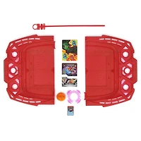 Bakugan Brawl Zone Compact Playset with Special Attack Dragonoid, Customizable Action Figure, Trading Cards