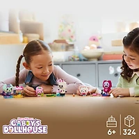 LEGO Gabby et la Maison Magique Les Gabbychats en Briques, Figurines Animales, Jouets de Simulation 11215