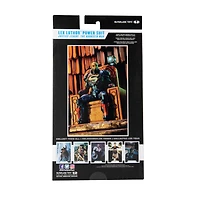 DC Multiverse - Lex Luthor in Costume bleu avec Trône Figurine