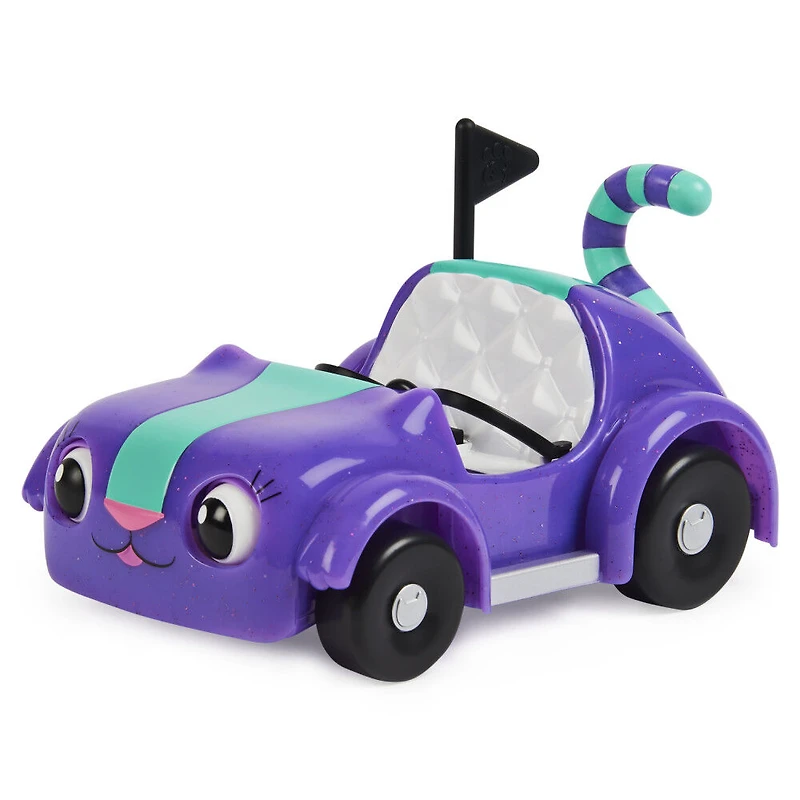 Gabby et la maison magique – Petite voiture Carlita avec figurine Pandy Paws à collectionner et 2 accessoires