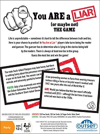 Outset Media - You Are A Liar - Édition anglaise