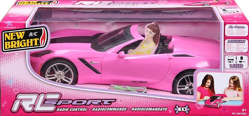 1:8 Remote Control Chargers Corvette - Colour May Vary