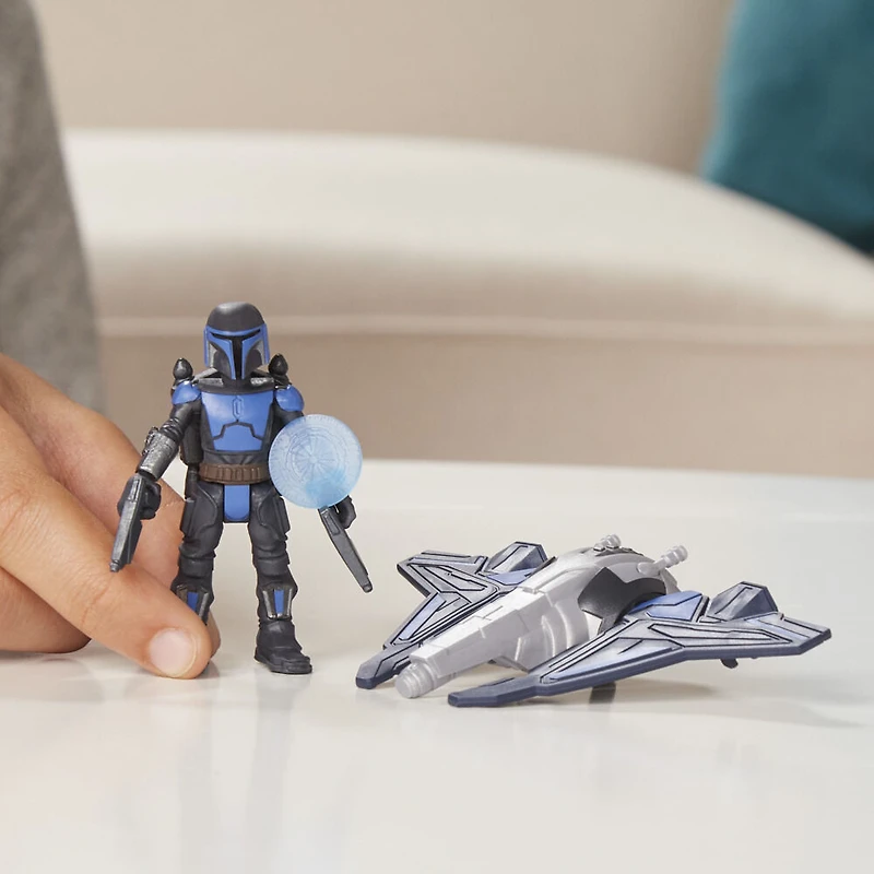 Star Wars Mission Fleet, Darth Maul Poursuite de la sonde Sith figurine avec véhicule