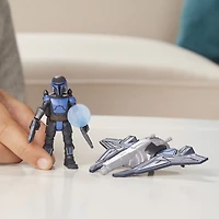 Star Wars Mission Fleet, Darth Maul Poursuite de la sonde Sith figurine avec véhicule