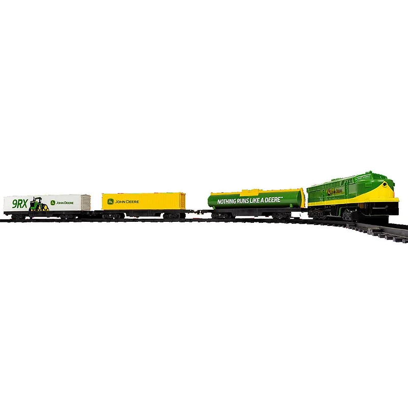 Lionel John Deere Battery-Operated Mini Diesel Train Set