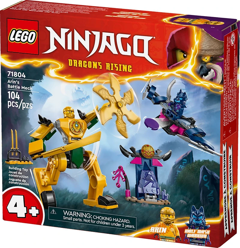 LEGO NINJAGO Arin's Battle Mech Ninja Toy Set 71804
