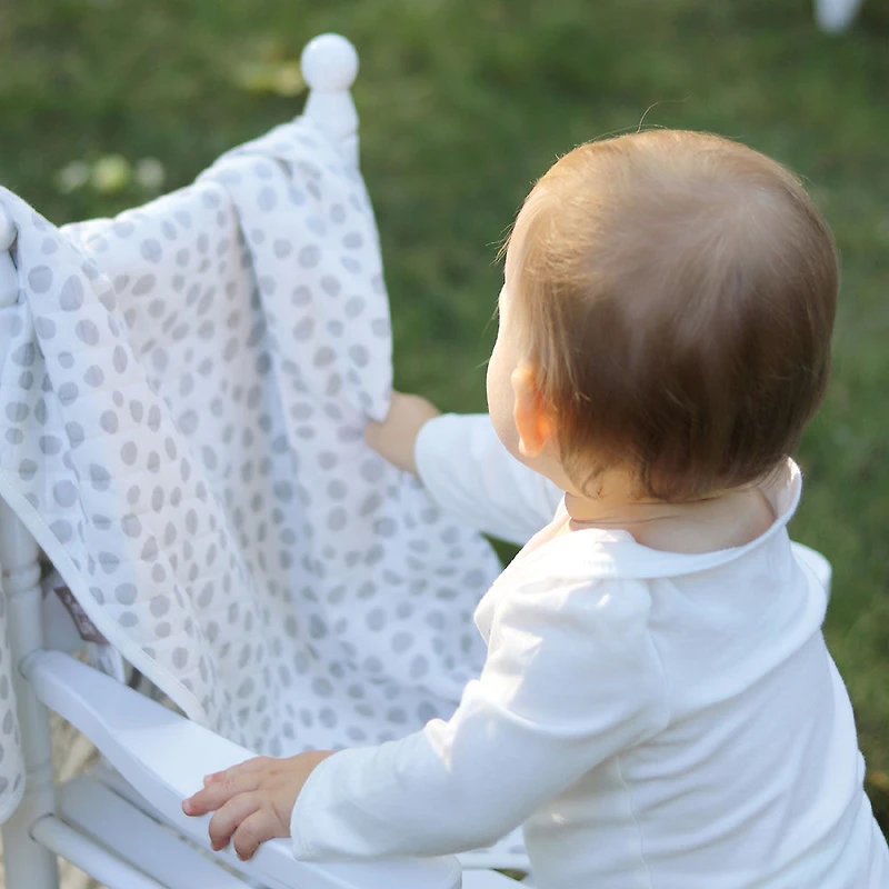 Trend Lab-Couverture en tricot nuage gris