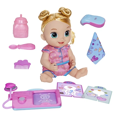 Baby Alive Lulu Achoo Doll, 12-Inch Interactive Doctor Play Toy, Blonde Hair