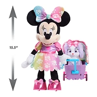 Peluche Sons et Lumières Disney Junior Minnie Mouse Waggin' Wagon - Édition anglaise