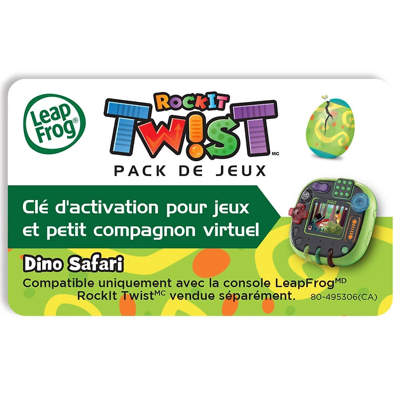 LeapFrog RockIt Twist - Jeu Dino Safari - Édition française