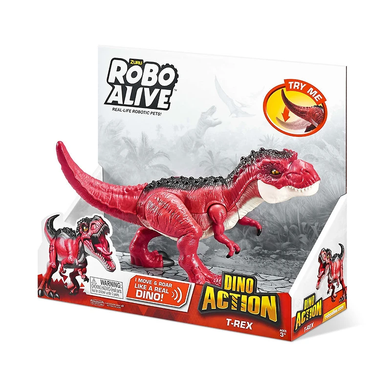 Action Dinosaure Tyrannosaure Robo Alive par ZURU