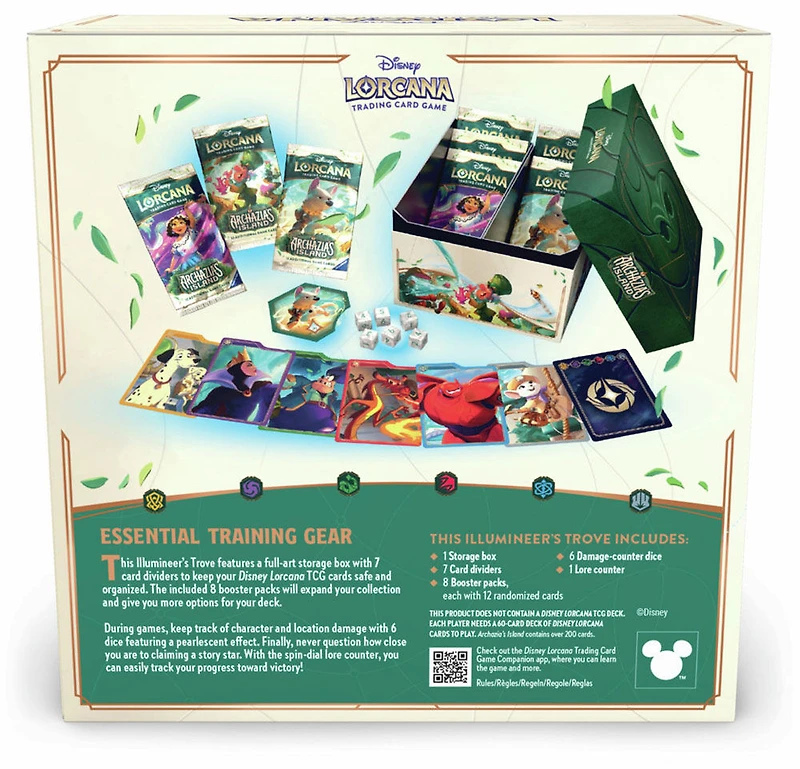Ravensburger Disney Lorcana JCC : Trésor de l'Illumineur - L'Île d'Archazia - Édition anglaise