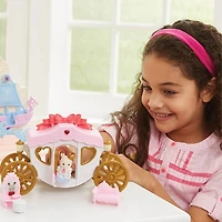 Calico Critters Royal Carriage Set, ensemble de jeu pour maison de poupée avec véhicule et accessoires