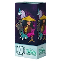 Puzzle 100 pièces Raya et le dernier dragon, pour les familles et les enfants à partir de 4 ans