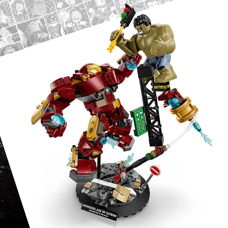 LEGO Marvel Epic Battle: Hulkbuster vs. The Hulk Building Toy for Kids, Ages 9+ - 76343