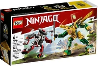 LEGO NINJAGO Lloyd's Mech Battle EVO 71781 Building Toy Set (223 Pieces)