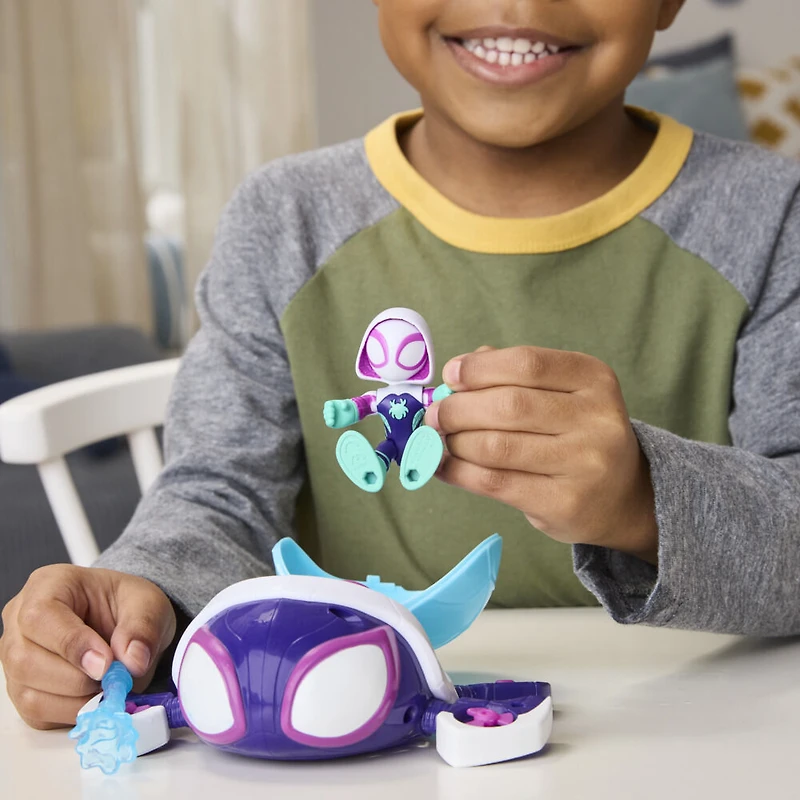 Marvel Spidey et ses Amis Extraordinaires Water-Webs Tortue fantôme, sous-marin jouet