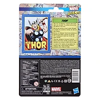 Hasbro Marvel Legends Series Retro 375 Collection, figurine Thor de 9,5 cm, 1 accessoire