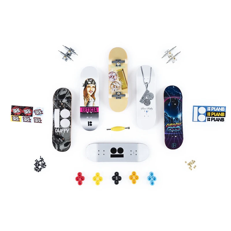 Tech Deck, coffret Sk8shop Bonus Pack, Mini skateboards à collectionner et à personnaliser (les styles peuvent varier)