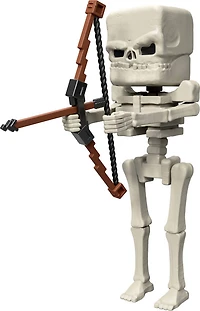 Minecraft-Figurine articulée Squelette-taille de 10cm et accessoires