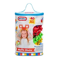 Little Tikes Sac de 40 pièces Waffle Blocks