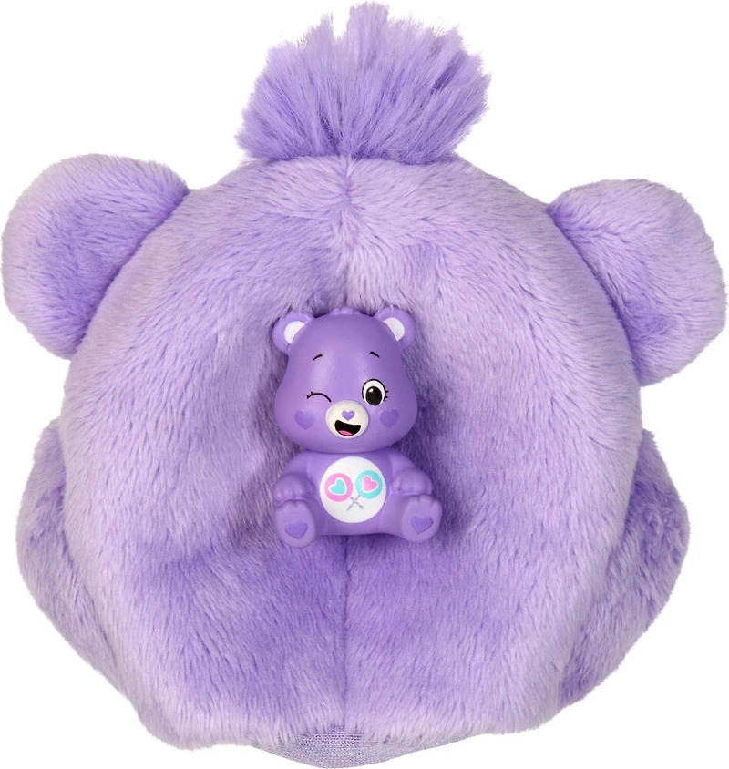 Barbie Cutie Reveal Care Bears Series Doll & Accessories in Share Bear Plush Costume, 10 Surprises