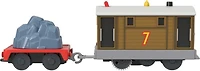 Thomas et ses amis Train jouet motorisé Locomotive Toby, wagon