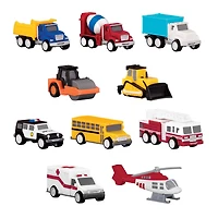 Mini-camions et véhicules de travail, Ensemble de la Série Format Poche 1 (Paquet de 10), Driven