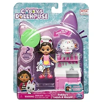 Gabby's Dollhouse, Lunch and Munch Kitchen Set with 2 Toy Figures, Accessories and Furniture Piece