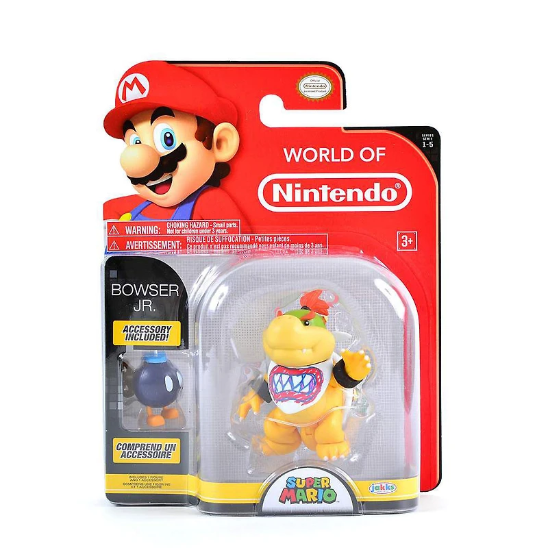 Nintendo - Figures Monde de Nintendo - Bowser Jr avec Bavette