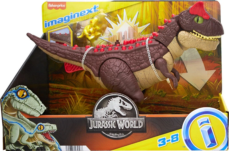 Imaginext - Jurassic World- Coup d'épines - Carnotaure, 2 élém.