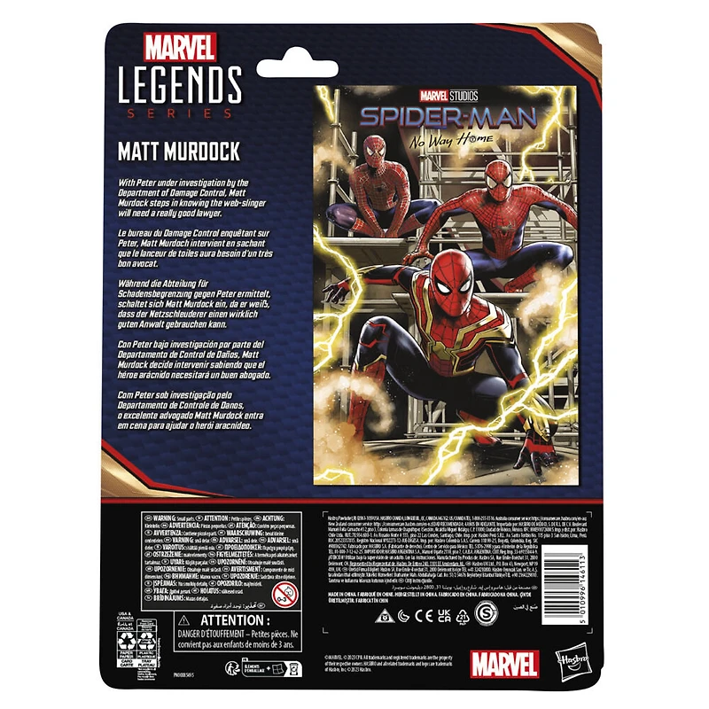 Hasbro Marvel Legends Series, figurine articulée Matt Murdock de 15 cm de Spider-Man : Sans retour