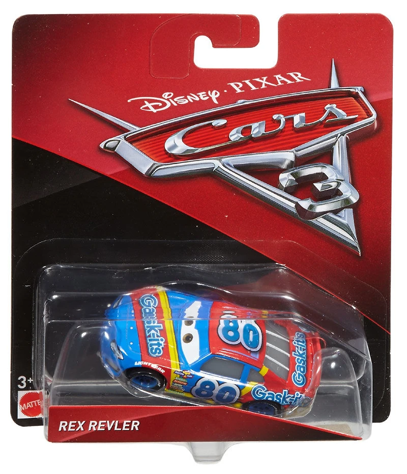 Disney/Pixar Les Bagnoles 3 - Véhicule en métal moulé sous pression - Rex Revler. - Édition anglaise