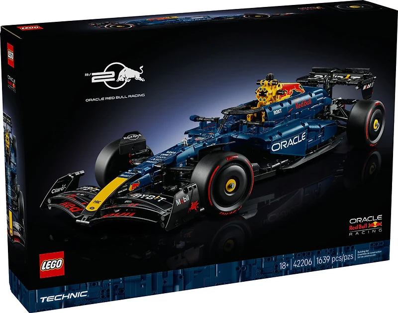 LEGO Technic Voiture Oracle Red Bull Racing RB20 F1, Ensemble de modèle de voiture pour adultes, Construisez votre propre véhicule 42206