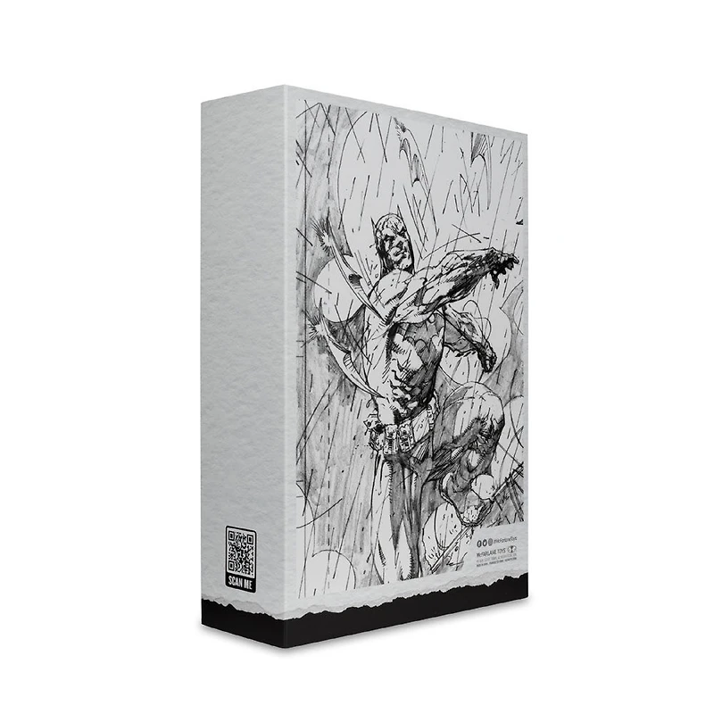 DC Multiverse Batman: Figurine de 7 pouces Hush Sketch Gold Label Edition