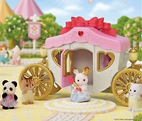 Calico Critters Royal Carriage Set, ensemble de jeu pour maison de poupée avec véhicule et accessoires