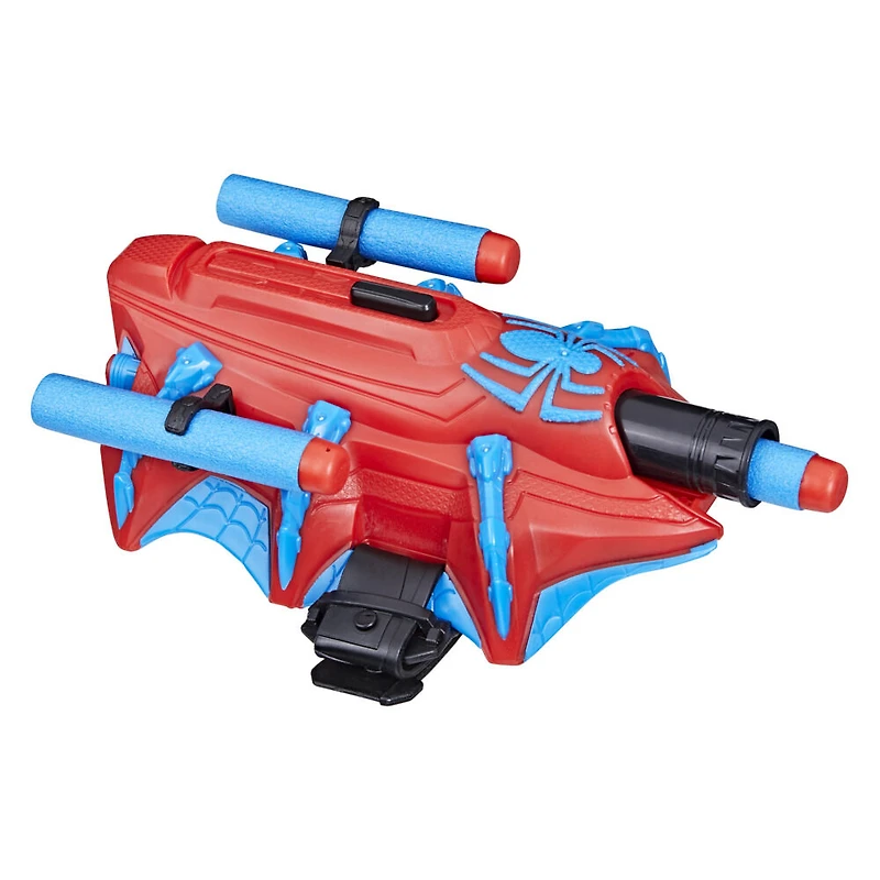 Marvel NERF Spider-Man Blaster Thwip-Tech, jouet de déguisement
