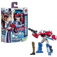 Transformers Toys EarthSpark Deluxe Class Optimus Prime, 5" Action Figure, Robot Toys