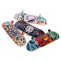 Tech Deck, Coffret de 4 fingerboards Ultra DLX Fingerboard, Element Skateboards, Mini-skateboards à collectionner et personnaliser