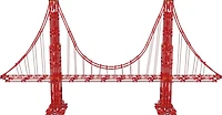 Architecture K'NEX : Pont du Golden Gate