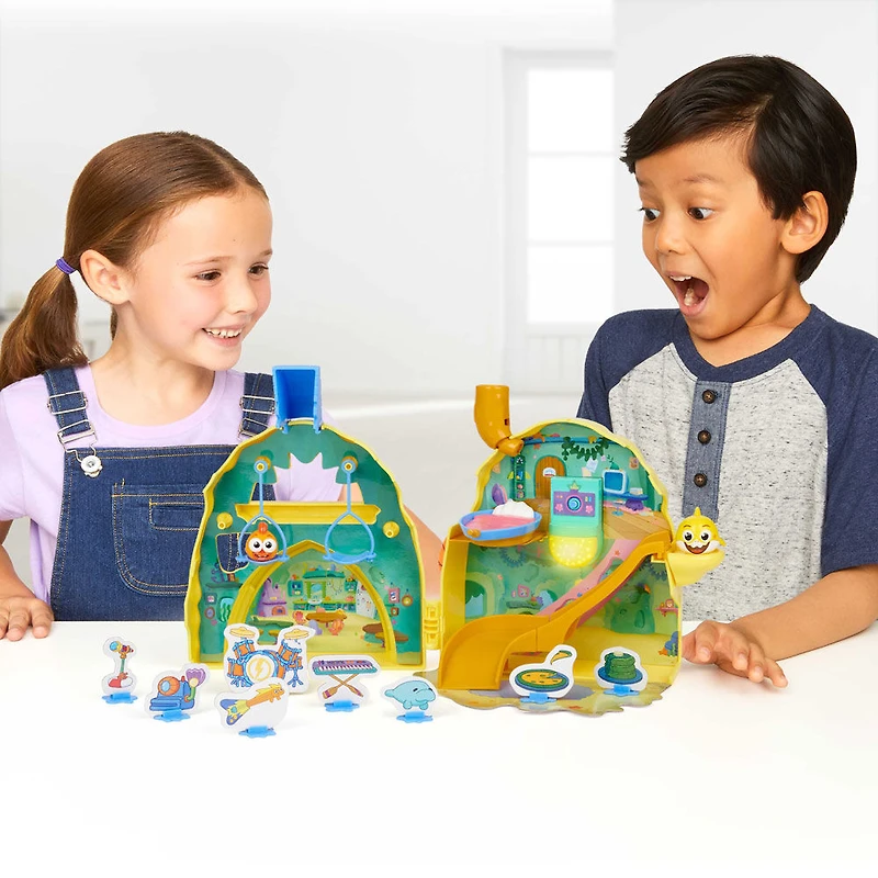 Ensemble de jeu Maison de bébé requin avec lumières et son