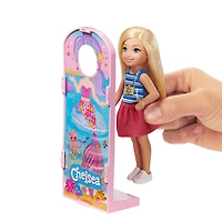 Barbie Club Chelsea Doll and Carnival Playset, Wearing Fashion and Accessories, with Ferris Wheel, Bumper Cars, Puppy and More
