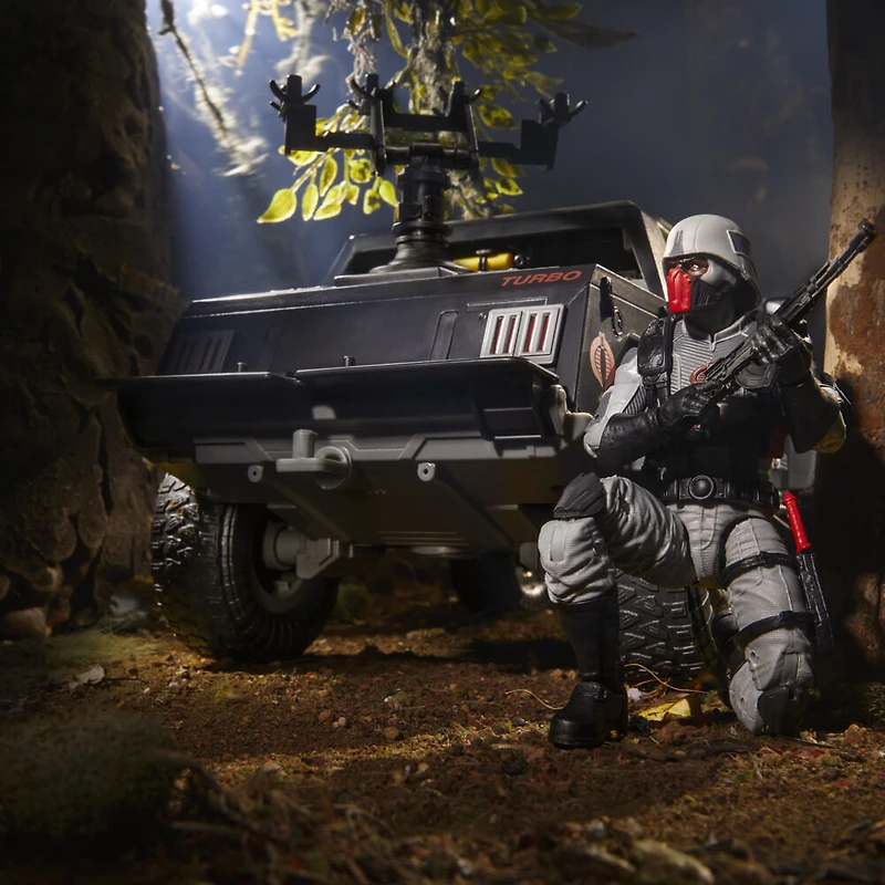 G.I. Joe Classified Series 120, Cobra Night Attack 4-WD Stinger & Driver, figurine et véhicule