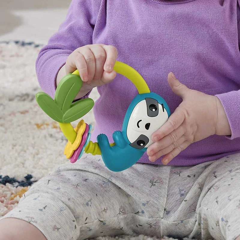 Fisher-Price Paresseux cliquetis, sensoriel et motricité fine