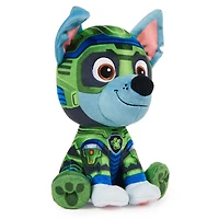 PAW Patrol : La Super Patrouille le film, Peluche Rocky Super Patrouille de 17 cm, animaux en peluche haut de gamme