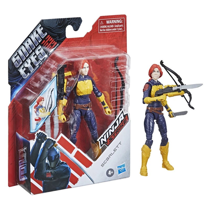 Snake Eyes: G.I. Joe Origins Scarlett Action Figure Collectible Toy