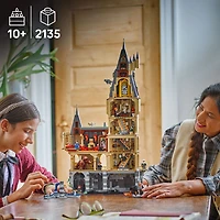 LEGO Harry Potter Le Château de Poudlard : la Tour Principale, Cadeau de Sorcier, Ensemble de Jeu d'Aventure 76454