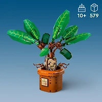 LEGO Harry Potter Mandrake Plant Toy Figure and Pot, Magical Gift Idea for Kids 76433